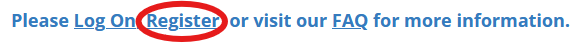 Register for the Portal