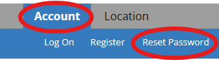Reset Password